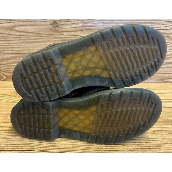 Dr. Martens Black Patent Combat Leather Boots Youth Sz 4 M Sz 5 L - Picture 8 of 9